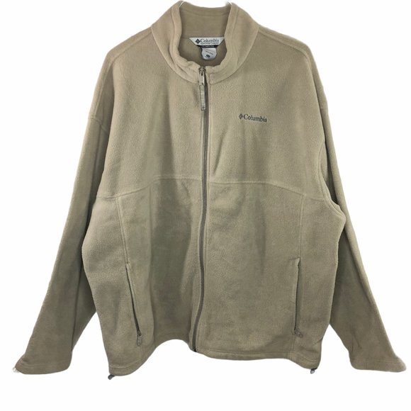 Coats | Columbia Tan Fleece Jacket 3xlt 